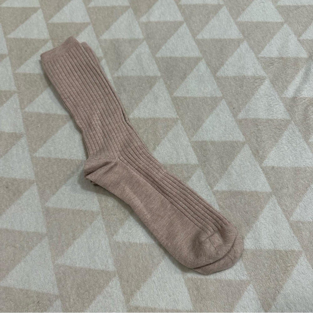 NWOT j crew ribbed socks beige khaki